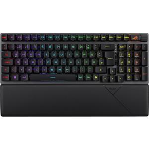ASUS ROG Strix Scope II 96 RX Wireless tastiera Gaming USB + RF Wireless + Bluetooth Nero