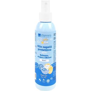 La Saponaria Olio Spray per Capelli Protettivo 3 in 1 - Aloha, Nutriente e Ristrutturante con Oli Biologici e Vitamina E, 125 ml