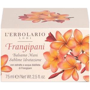L'Erbolario Frangipani Balsamo Mani Idratante 75 ml - Trattamento Ultra-Nutriente con Estratto di Frangipani