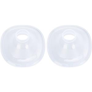 Fdit Inserto Flangia in Silicone per Mamme, Accessori per Tiralatte S32, Pratico Uso Quotidiano, Materiale Trasparente, 2 Pezzi (#12)