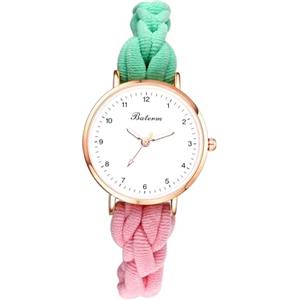 JewelryWe Orologio da Polso Elastico da Donna: Orologio Simpatici Cinturini Elastici Stampati Colorati per Ragazze Donne