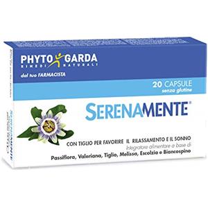 Phyto Garda Serenamente - Integratore Alimentare con Valeriana e Tiglio per Umore e Sonno, 30 Capsule