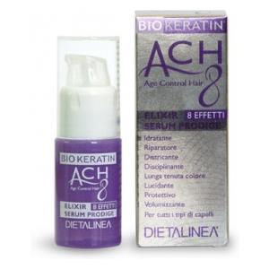 Dietalinea Biokeratin Ach8 Elixir Serum Prodige 15ml - Siero Nutriente e Riparatore per Capelli Trattati e Colorati