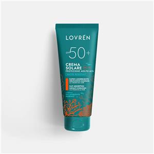 CLINICALFARMA Lovren Crema Solare SPF50 100ml - Protezione Molto Alta con Texture Asciutta e Assorbimento Ultrarapido