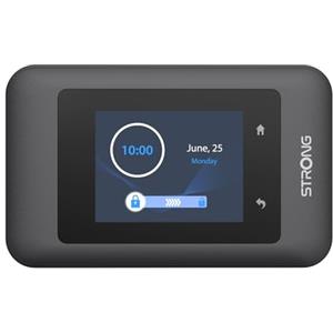 STRONG 4G+ AIRSPOT 520 Saponetta WiFi con SIM, CAT6 300 Mbps | Display a Colori, Dual Band WiFi AC900 per Viaggi e Lavoro Mobile, Condivide 4G+ con 16 Dispositivi, 2500 mAh & USB-C