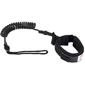 Nikou Corda Piede SUP- Black Stand up Paddle Board 5mm Spirale Molla Gamba Piede Corda, guinzaglio SUP guinzaglio Surf for tavola da Surf