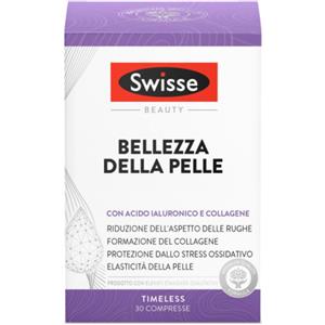 Swisse Bellezza della Pelle - Integratore con Acido Ialuronico e Collagene, 30 Compresse
