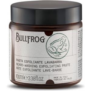 Bullfrog Pasta Esfoliante Lavabarba 100ml - Deterge in Profondità, Aspetto Lucido e Morbido, Fragranza Lavanda e Muschio di Quercia