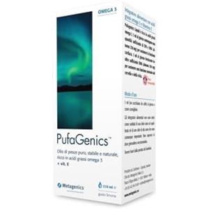 Metagenics PufaGenics Liquid - Omega 3 Liquido - 210 ml | Olio di pesce purificato in forma liquida, privo di retrogusto, ideale per chi ha difficoltà a deglutire le capsule.