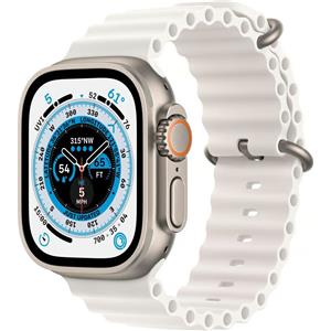 Apple SMARTWATCH APPLE WATCH ULTRA 49 MM GPS + CELLULAR ARGENTO CINTURINO OCEAN BIANCO