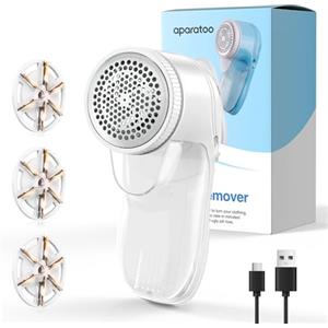 Tiptop Home Mini Levapelucchi Elettrico, Ricaricabile USB Togli, Levapelucchi Elettrico per Abiti Elimina Pelucchi con 3 Lame, Rasoio Elimina Pelucchi Potente per Vestiti, Mobili e Tessuti