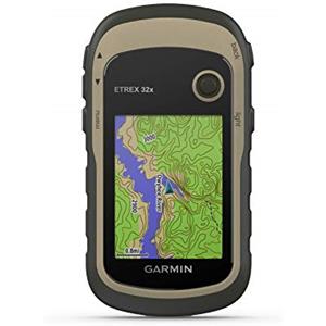 Garmin, eTrex 32x, GPS per escursionismo con mappatura TopoActive Europe precaricata con strade e sentieri percorribili, Bussola elettronica e altimetro barometrico, Verde