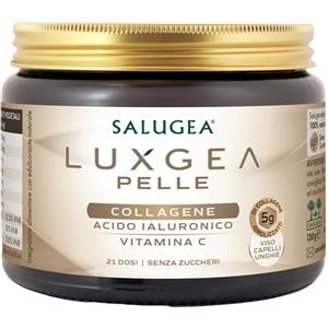 LUXGEA Pelle - Integratore Alimentare con Collagene, Vitamina C e Acido Ialuronico per la Bellezza di Pelle, Capelli e Unghie - 130 g
