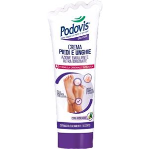 PODOVIS Crema Piedi e Unghie Ultra-idratante 100ml - Ammorbidisce e Combatte i Piedi Secchi