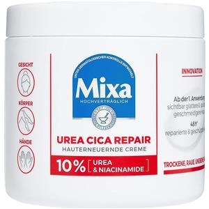 Mixa Urea Cica Repair Crema Corpo 400 ml - Idratazione Intensa con 10% di Urea e Niacinamide per Pelle Secca e Sensibile
