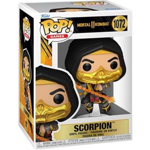 Funko Pop! Scorpion - Figura in Vinile da Collezione di Mortal Kombat 11 - Merchandising Ufficiale per Appassionati