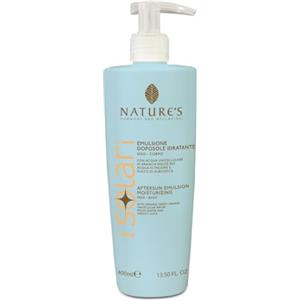 NATURE'S - I Solari Emulsione Doposole Viso Corpo con Acqua Unicellulare di Arancia Dolce, Acqua di Melone e Latte di Albicocca, Idratante e Nutriente 400ml