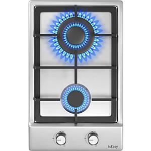 Sailout Piano Cottura a Gas (Acciaio Inossidabile -Piano Cottura 2 Fuochi)