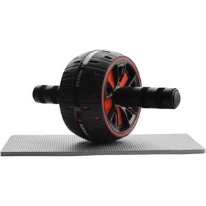 Noxtioanip Ruota Addominali, Ruota per Addominali Con Tappetino Rotella Addominali Peso Massimo 150 kg, Ab Roller Unisex Ab Wheel per Addominali, Rafforza Gli e i Muscoli di Mani, Spalle e Schiena