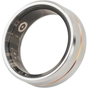 Goshyda Smart Ring Health Tracker, Fitness Sonno Monitoraggio della Frequenza Cardiaca Smart Ring, Anello di Monitoraggio della Salute Impermeabile IP68 con Scatto con Telecomando App,