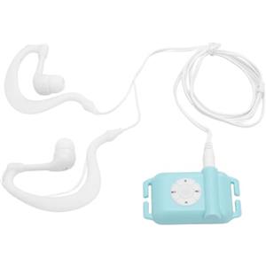 Plyisty Lettore MP3 Impermeabile IPX8, Cuffie per Nuoto Subacqueo, Lettore Musicale con Auricolare, per Nuoto, Corsa, Surf (4GB)