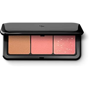 KIKO Milano Multi Finish Trio Blush & Bronzer Palette 01 | Palette Viso Con 1 Bronzer E 2 Fard Dai Finish Mat E Metal