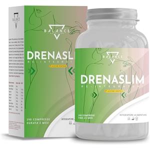 BALANCE NUTRITION Integratore Alimentare | 240 Compresse | Bromelina 2500 GDU/g - Estratti Vegetali Selezionati | Orthosiphon - Finocchio - Tarassaco - Gymnema - Cactinea | Senza Glutine Lattosio | Made in Italy