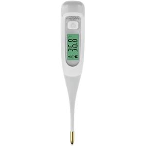 Microlife MT 850 Termometro medico digitale, 8 secondi, lettura istantanea orale e ascellare, punta dorata senza nichel per pelli sensibili, monitor della febbre 3 in 1 per adulti, bambini, neonati