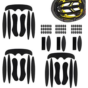 DURANTEY Set Imbottitura Casco Bici Universale - Kit Ricambio Spugna Interna per Casco - Accessori per Bici e Moto
