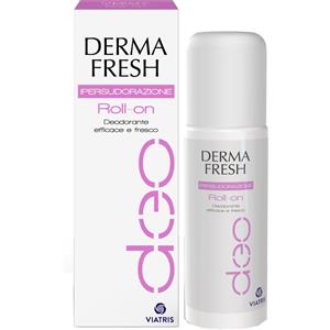 DERMAFRESH Deodorante Roll-On 75 ml per Ipersudorazione - Efficace e Fresco, Privo di Alcool e Conservanti