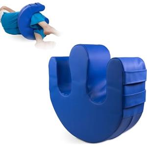 Mobiclinic®, Cuscino rotante per persone allettate, Antidecubito, Schiuma, Maniglie per cambio postura, Forma a U, Fodera Impermeabile Lavabile, Base Antiscivolo, 50x40,5x12 cm, 100 kg, Folk