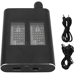 Annadue Amplificatore per Cuffie da 3,5 Mm/Tipo C, Interruttore di Guadagno a 2 Stadi e Amplificazione dei Bassi, Amplificatore per Cuffie HiFi da 16‑600 Ω, Controllo del Volume e Guscio in Lega di Alluminio