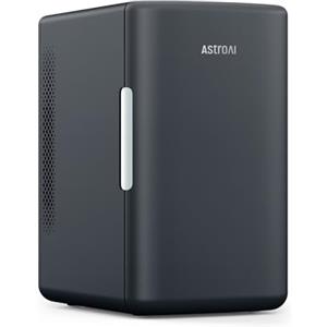 AstroAI Frigorifero Piccolo Portatile, Mini Frigo da Camera con Volume di 6 Litri, Frigo Piccolo, Mini Frigo da Ufficio per Auto, Camera da Letto, Bevande, Cosmetici ecc. (Nero)