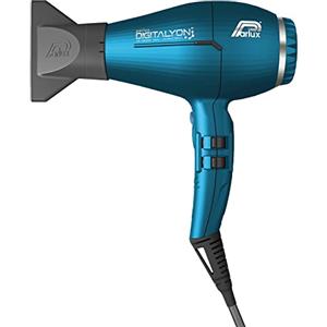 Parlux Digitalyon Blu - Asciugacapelli Professionale Digitale 2400W con Ioni Negativi, Leggero e Potente, Made in Italy