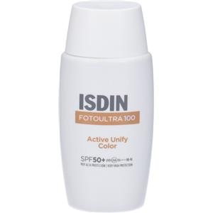 ISDIN Srl ISDIN FOTOULTRA 100 ACTIVE UNIY - Fotoprotettore viso con azione depigmentante che uniforma l'incarnato COLORATA