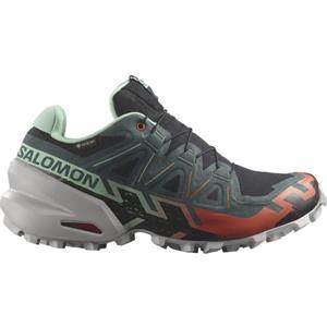 Salomon Speedcross 6 GTX W - scarpe trail running - donna, Blue/Green/Grey/Red