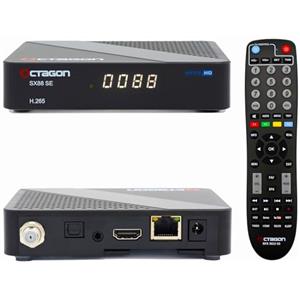Octagon SX88 SE V2 HD S2+ IP Linux ricevitore satellitare con funzione di registrazione PVR, HDTV DVB-S2 satellite TV Box, LAN, Unicable, Mediathek, YouTube, Internet Radio, Multistream, scansione