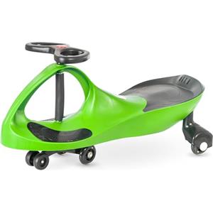 TWISTCAR Macchina per Bambini senza Pedali, con Volante 360° e Ruote in Gomma - Veicolo a Spinta per Ragazzi dai 3 Anni, Portata fino a 120 kg - Verde