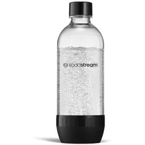 SodaStream Bottiglia per Gasatore da un Litro Universale dalla Linea Elegante Realizzata con Plastica, Lavabile in Lavastoviglie Compatibile con Gasatori Duo,Terra, Spirit, One Touch, Genesis, 9x9x288