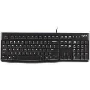 Logitech K120 Tastiera Cablata, Layout US ‎Qwerty, Nero