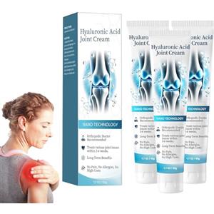 Generico Crema articolazioni forte, Crema per la riparazione dell'articolazione dell'acido ialuronico Arthroheal Sollievo dal dolore Acido ialuronico ossa per schiena, collo, mani, ginocchia (3PCS)