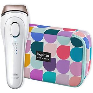 Braun Silk-expert 5 BD 5006 Epilatore e Custodia Kapitza in Edizione Limitata, Bianco/Bronzo