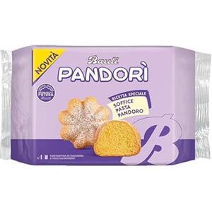 Generico 3 X BauIi Pandorì Mini Pandorino al Miele con Zucchero a Velo 150g Ideale per grandi e piccini prodotto dolciario da forno