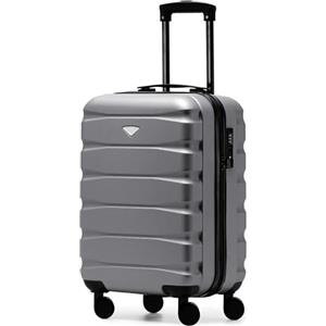 Flight Knight Valigie rigide in ABS a 4 ruote leggere per trasportare bagagli a mano approvate per oltre 100 compagnie aeree tra cui easyJet, BA, Ryanair, Air France e molti altri 55x35x25cm