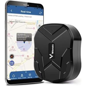 TKMARS 4G LTE Localizzatore GPS per Auto Camion Senza Abbonamento, GPS Tracker Magnetico Antifurto con APP, Batteria 10000mAh Lunga Durata 40 Giorni Standby, Posizione in Tempo Reale Precisione 5m