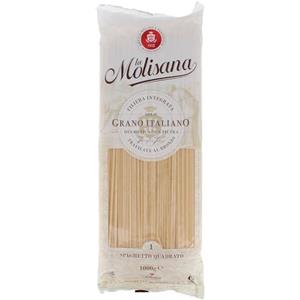 La Molisana - Spaghetto Quadrato n. 1, Confezione da 1 kg di Pasta di Semola di Grano Duro, Trafilata al Bronzo, da Solo Grano Italiano