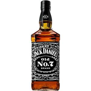 Jack Daniel's Blended Whiskey 155° anniversario 70cl - Special pack dell'iconico Old no. 7 illustrato da Paula Scher. Vol 43%.