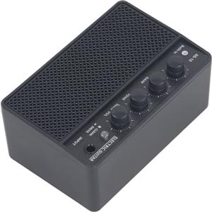 POENVFPO Mini Kit Amplificatore per Chitarra Elettrica Portatile da 10 W, Ricaricabile, con Canali Overdrive Puliti per Basso, Acustica e Tastiera, per la Pratica Quotidiana