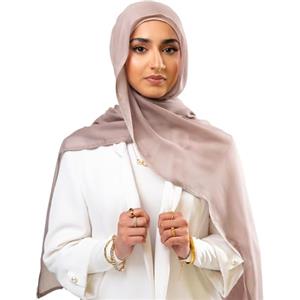 KHELANI Set HIjab Modal Premium - Leggero e morbido | Avvolgente Hijab di lusso con cappuccio abbinato | Sciarpa dal design antiscivolo, Hijab Foulard da donna con cappuccio inferiore (170 x 80 cm