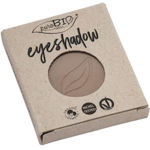 puroBIO Ombretto Compatto Matte 02 Tortora - Elevata Pigmentazione, 2,5 g, Ricarica